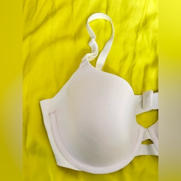 BRA Warners 34C White 1356 Underwire T shirt Simply Perfect 3433 GC - Picture 8 of 11
